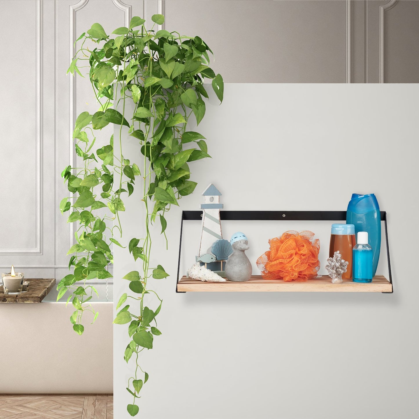 Wall shelf industrial style