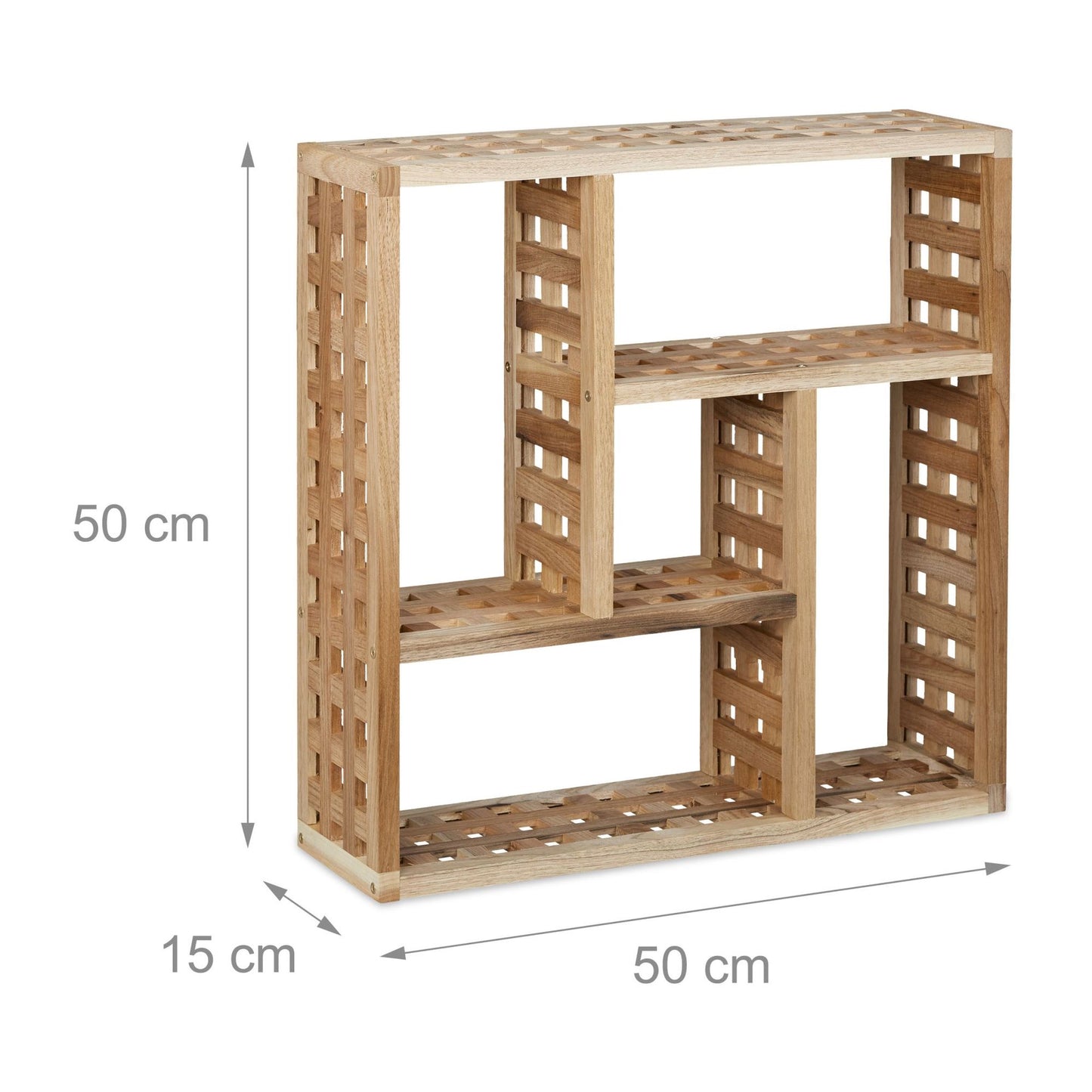 Wall shelf walnut