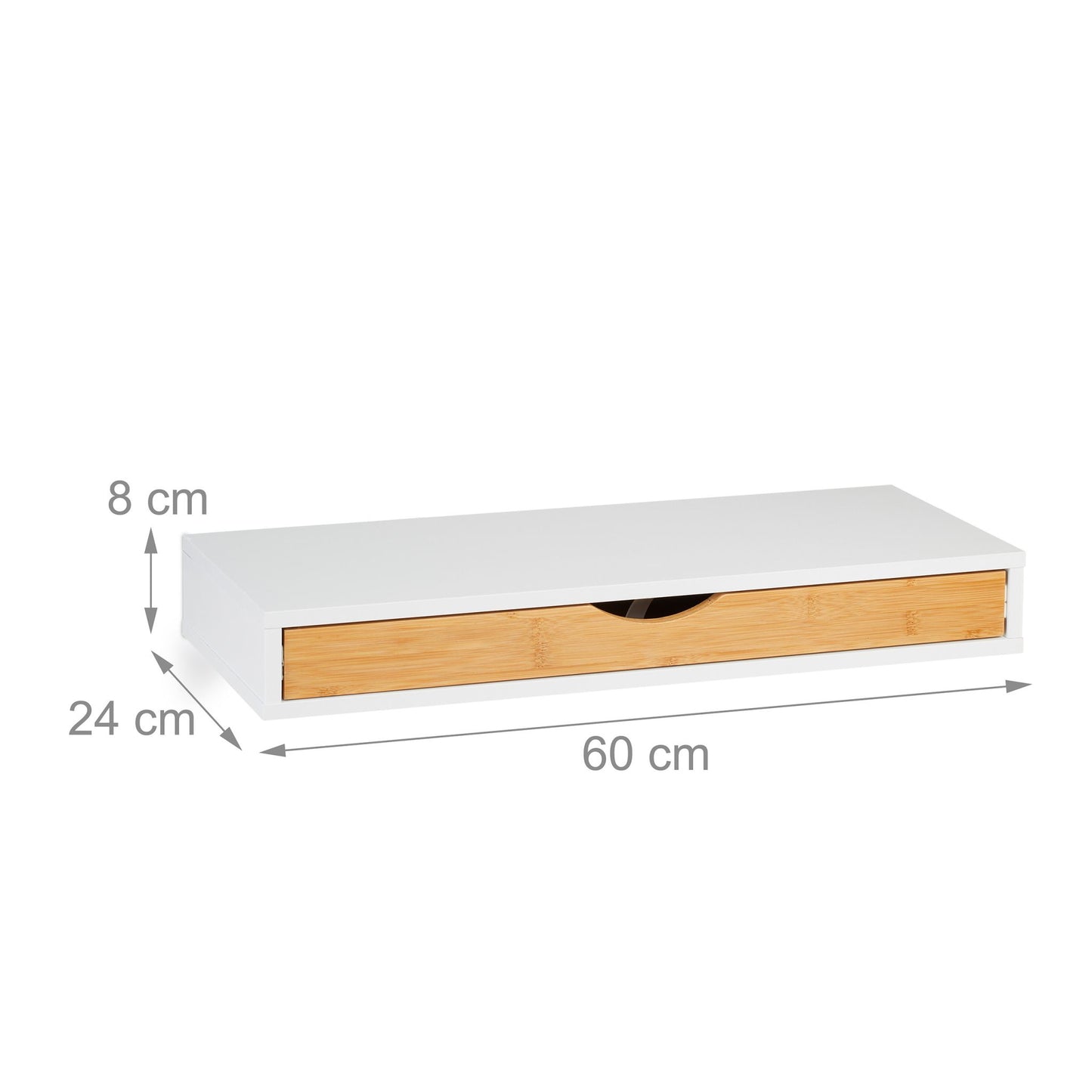 Wall shelf with drawer