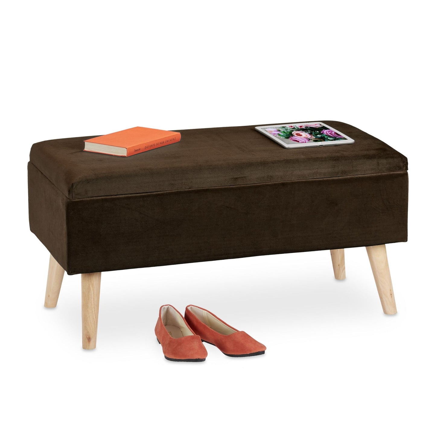 Wall shelf with hook strip