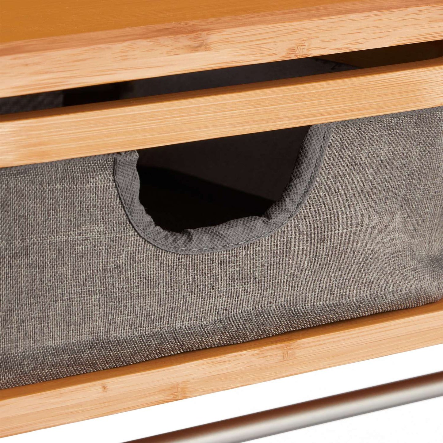 Wall shelf with towel holder