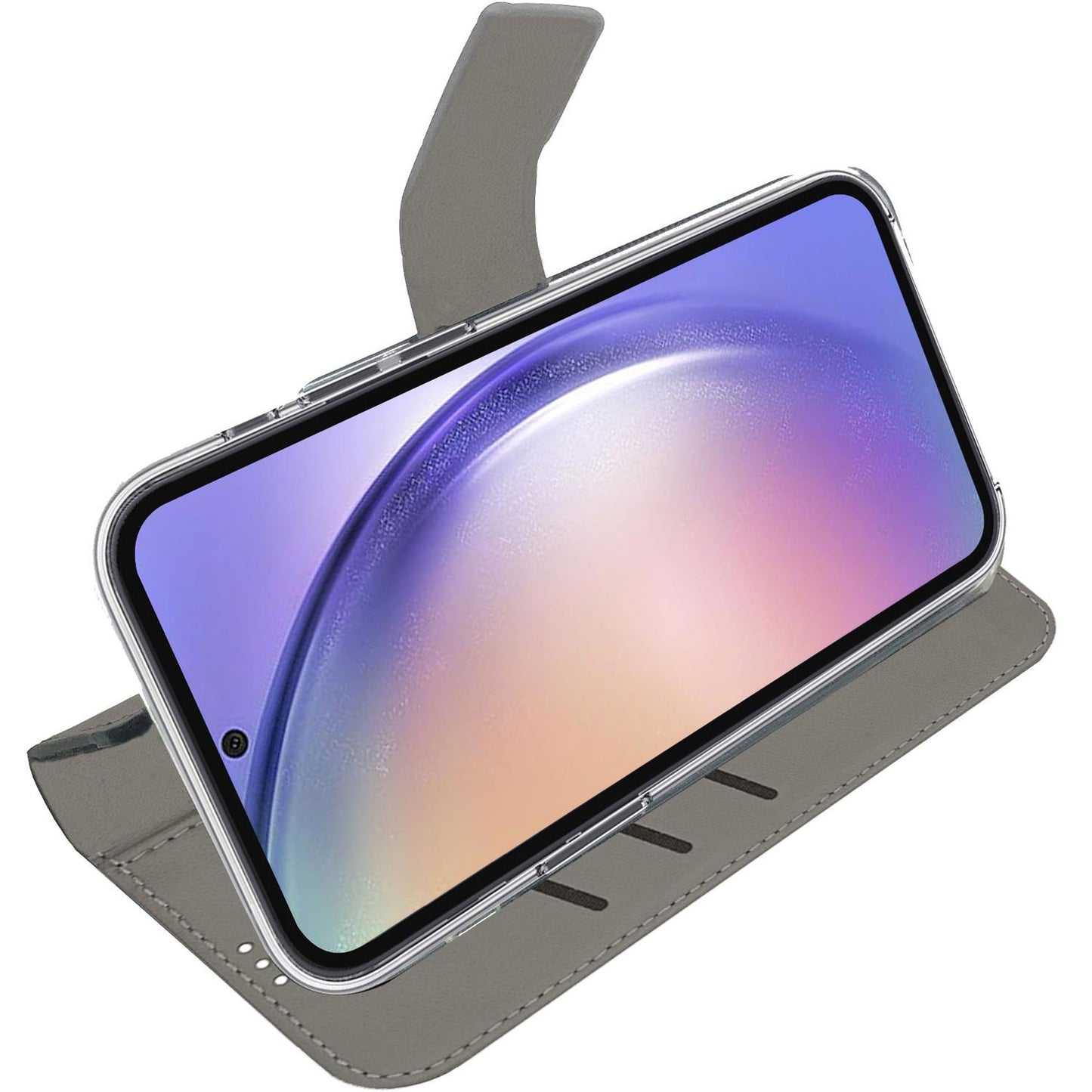 Wally Wallet Case Galaxy A55 5G Black