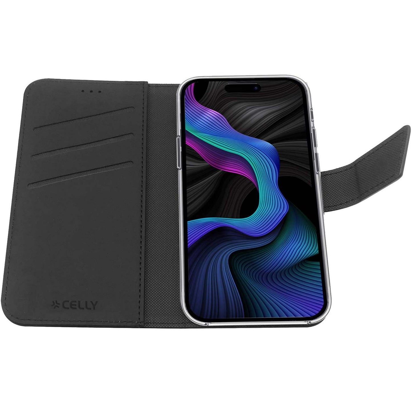 Wally Wallet Case Galaxy S23 FE Black