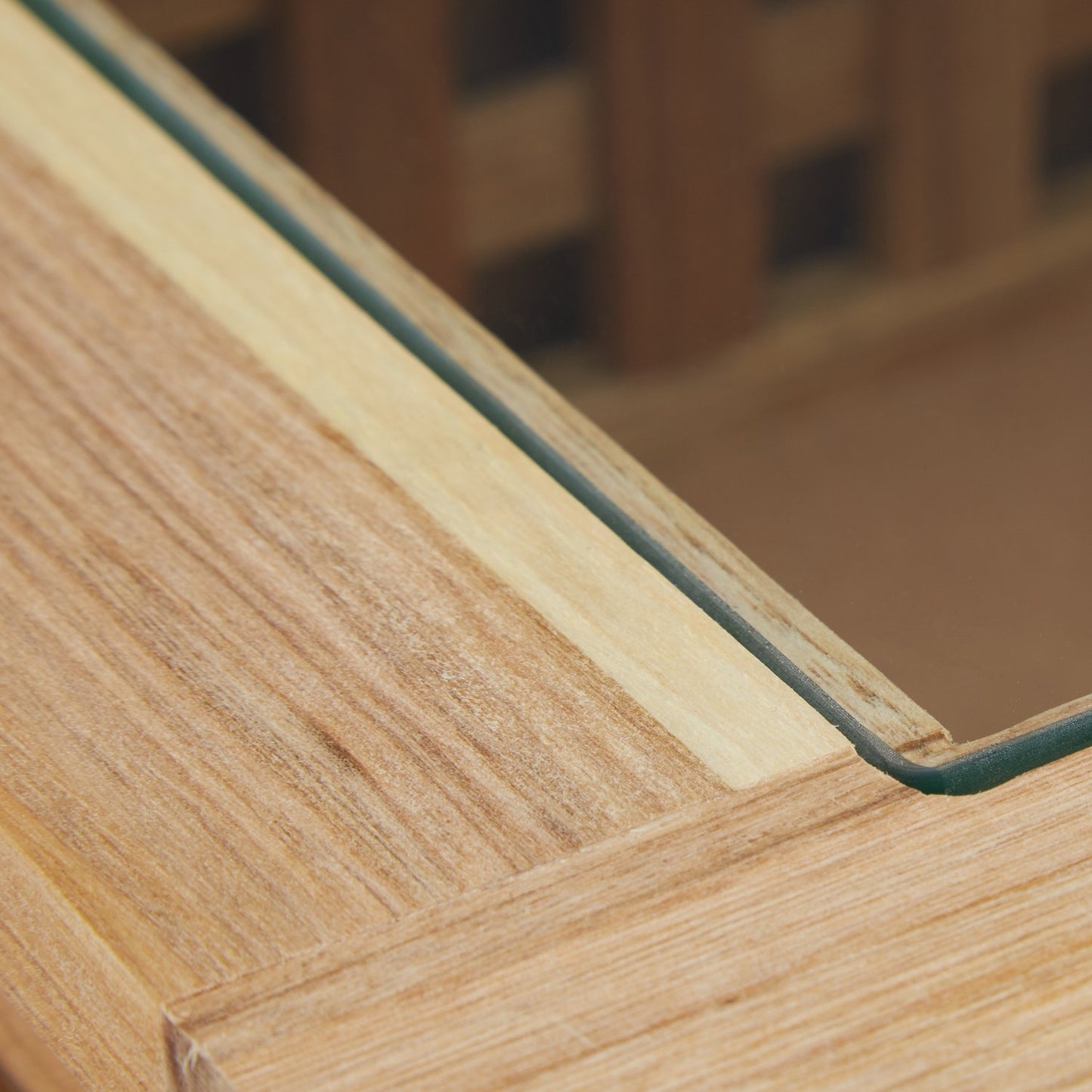 Walnut side table with 2 drawers