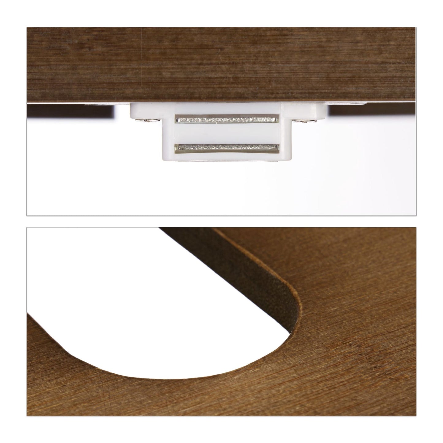Washbasin cabinet brown LAMELL
