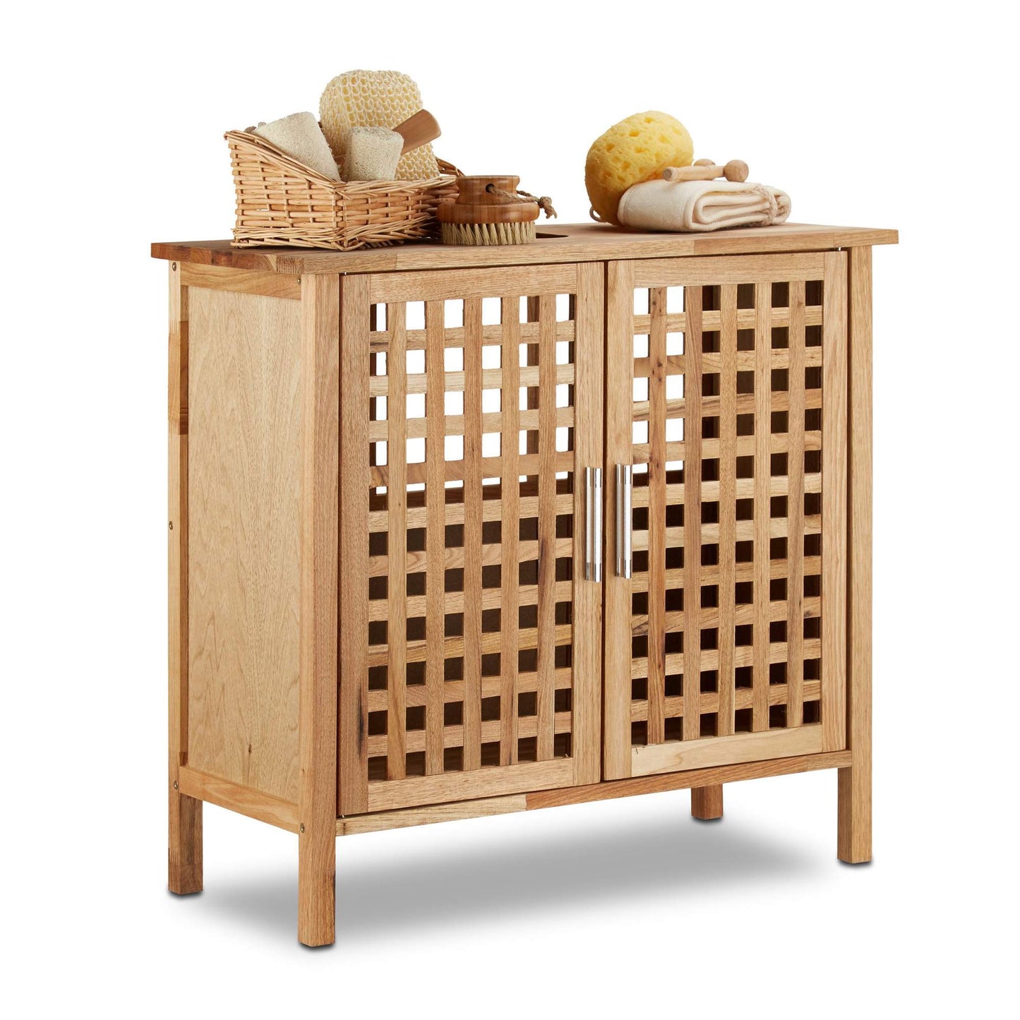 Washbasin cabinet walnut
