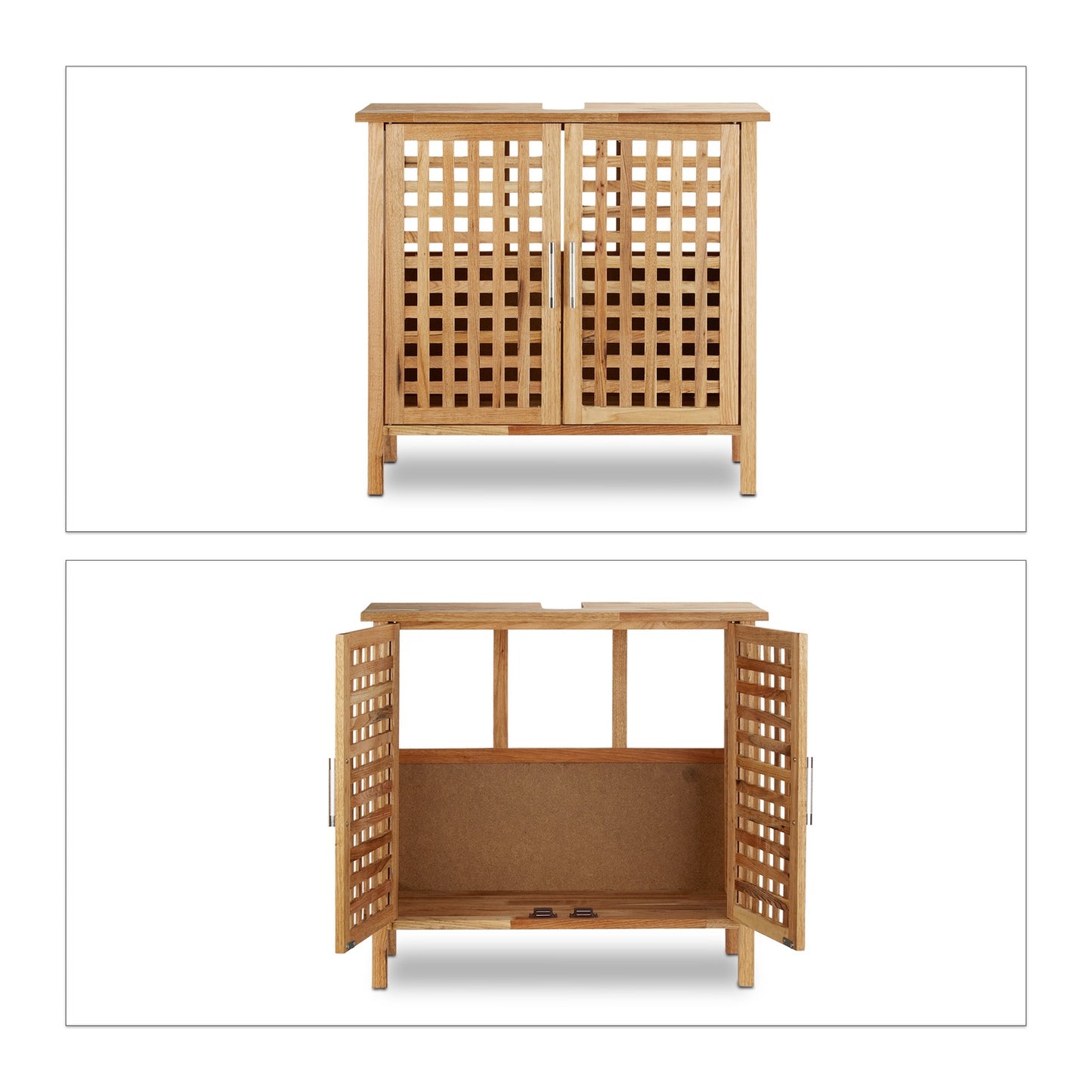 Washbasin cabinet walnut