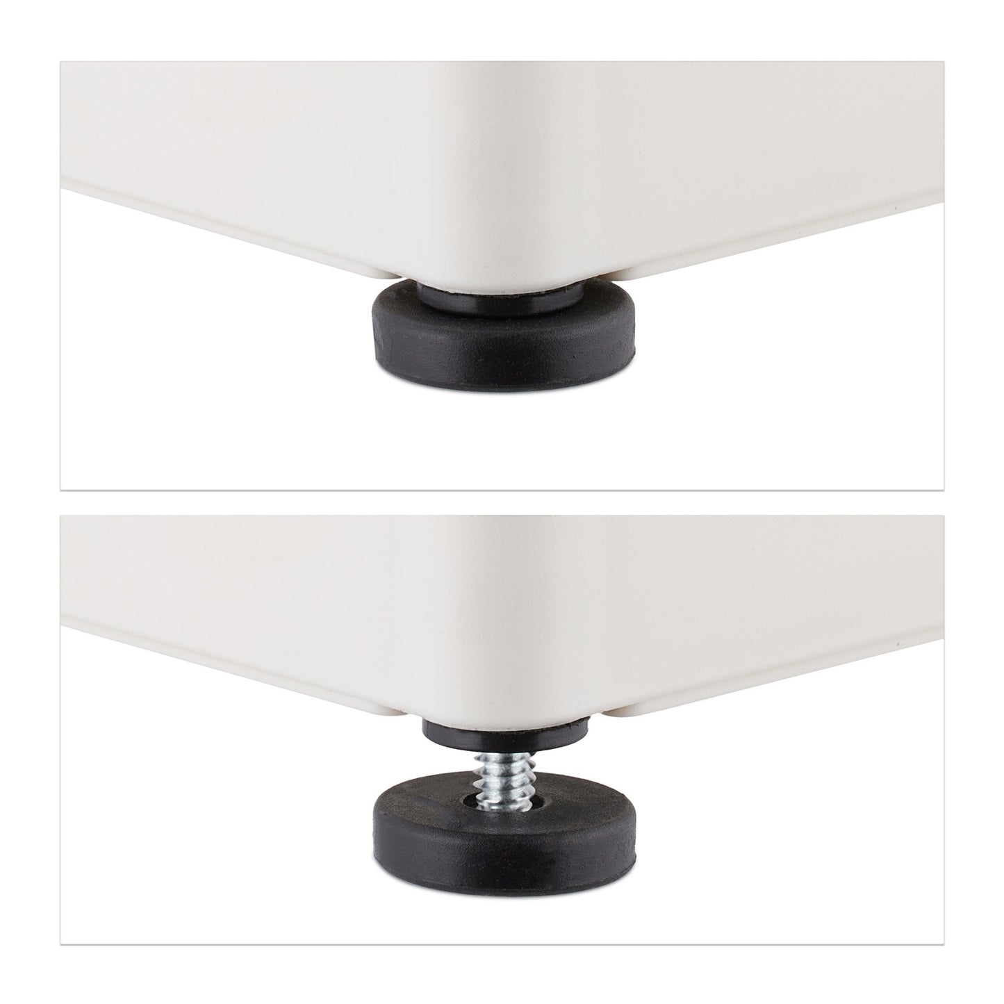 Washbasin shelf with 2 shelves