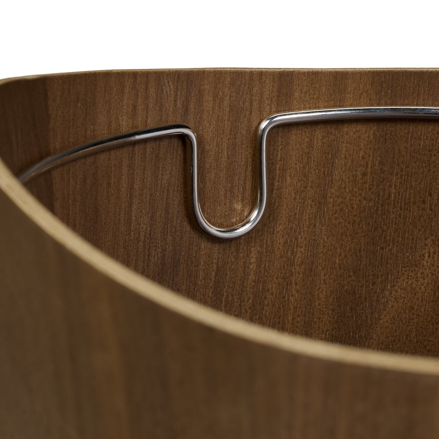 Waste Paper Bin, Wood Effect, 9L Capacity