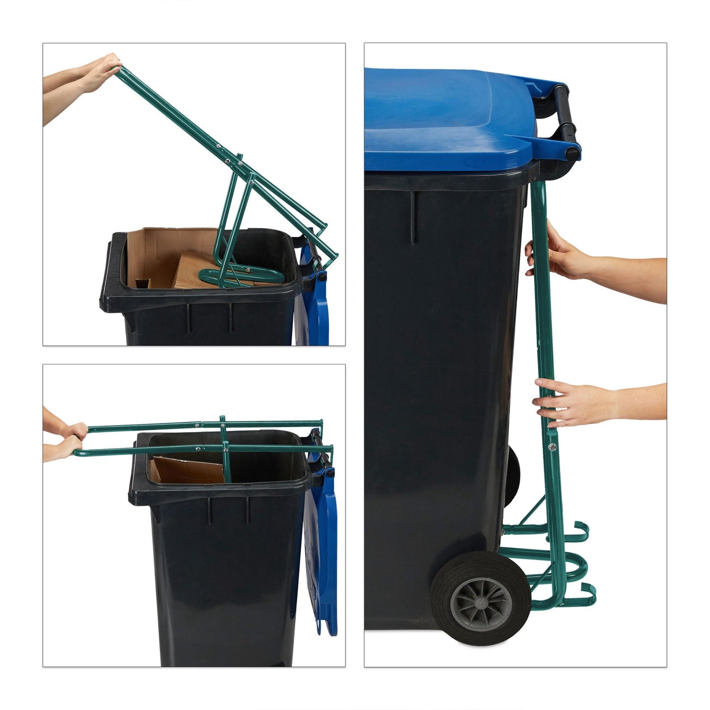 Waste compactor for the dustbin