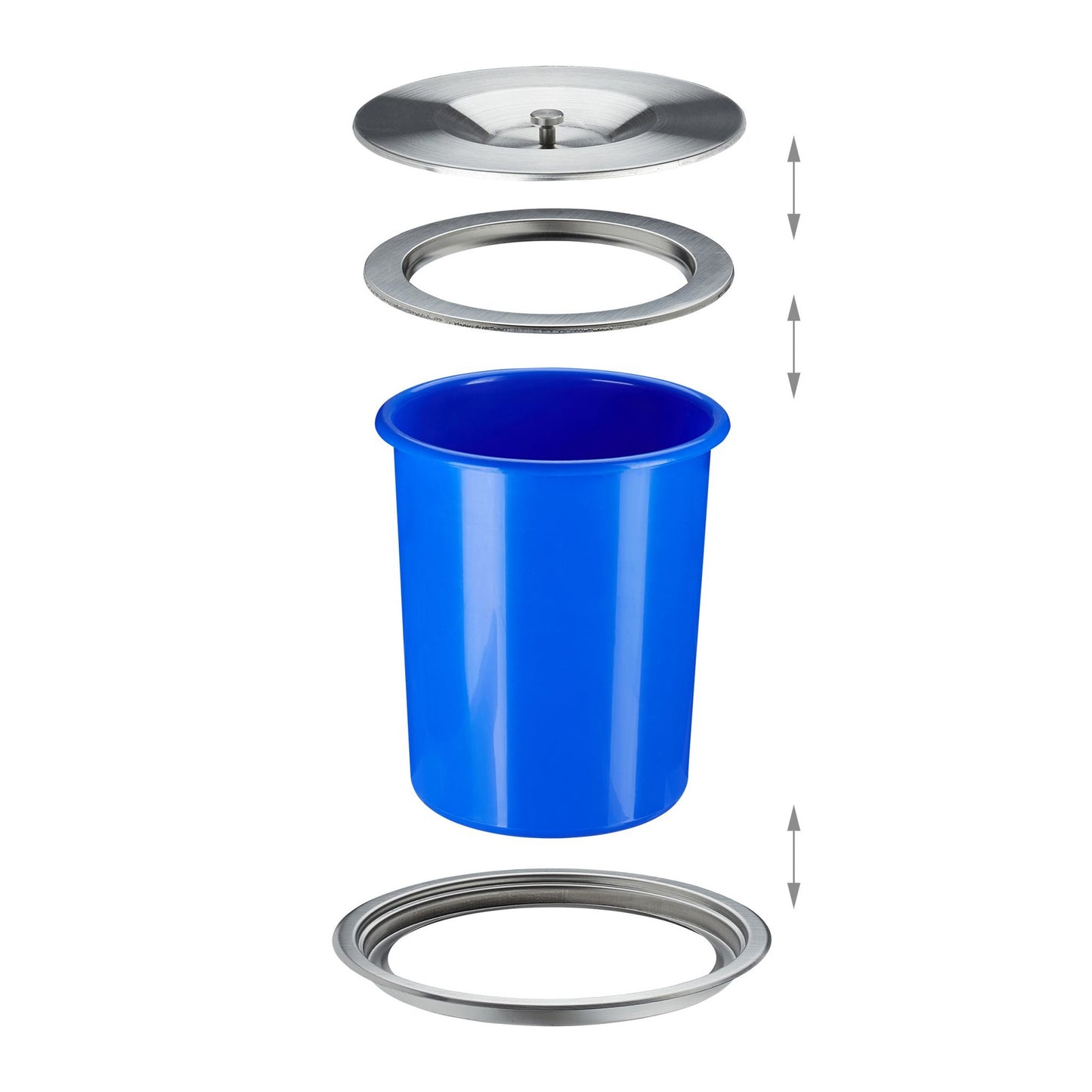 Waste container for worktop 5 litres