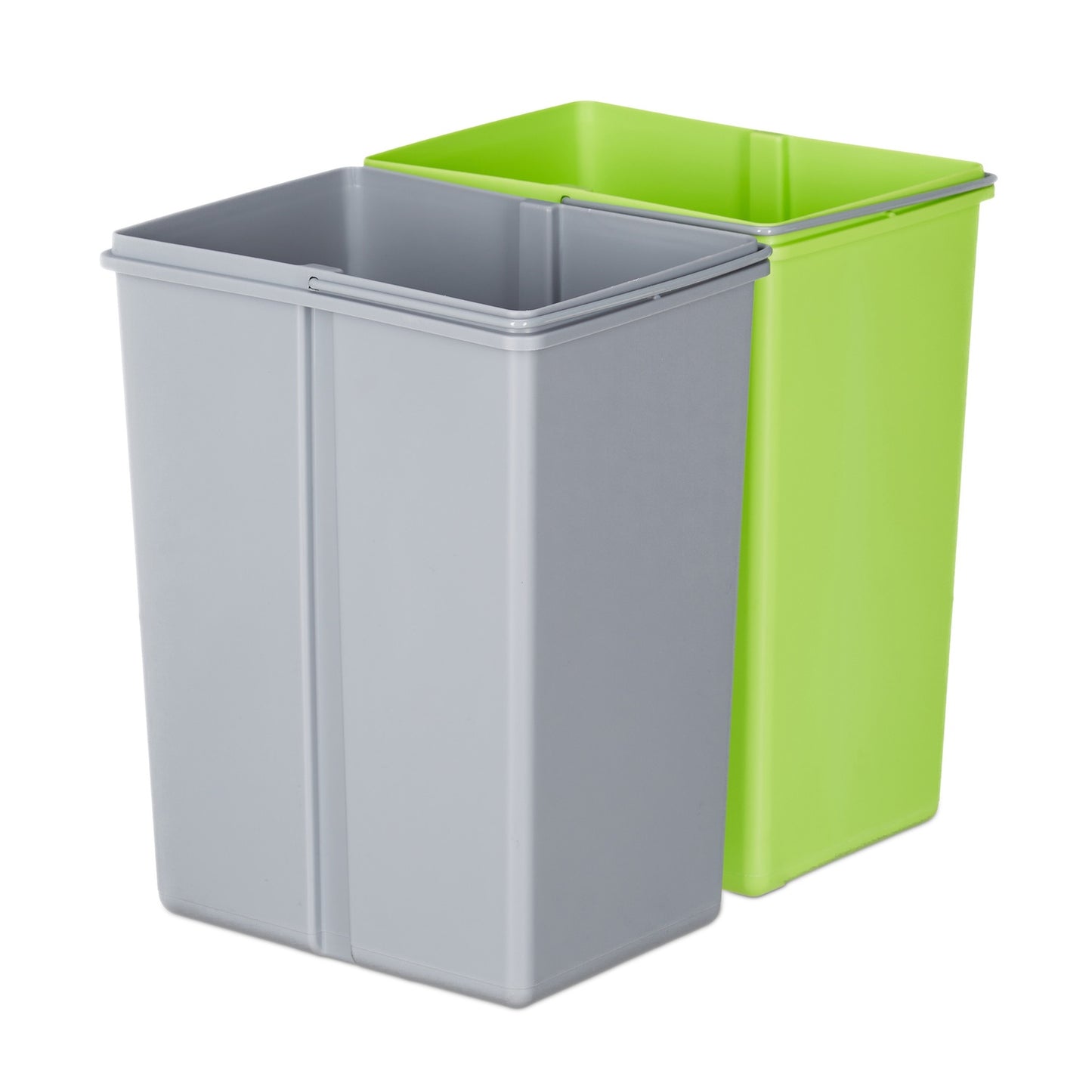 Waste sorting system 3-fold with sensor