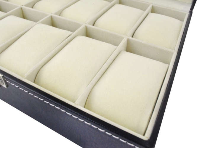 Watch organizer with 10 compartments
