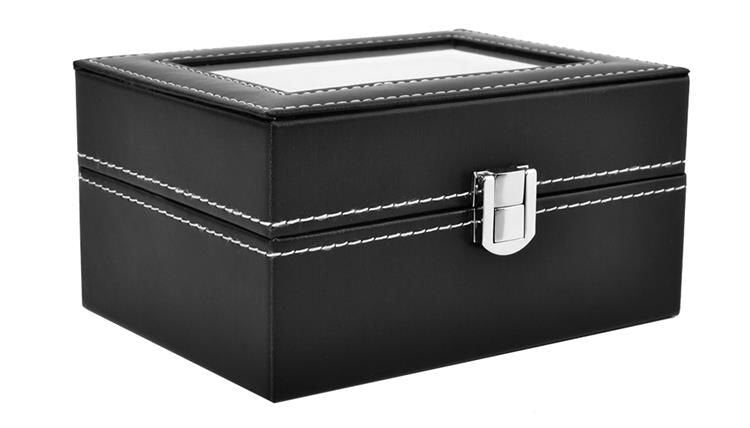 Watch organizer with 3 compartments