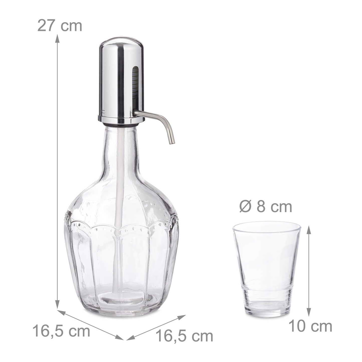 Water Dispenser with 6 Glasses