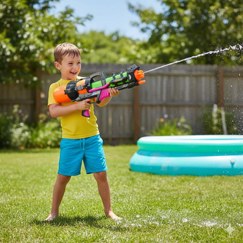 Water Gun 60cm – 1.25L Tank, 6m Range