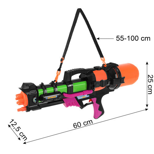 Water Gun 60cm – 1.25L Tank, 6m Range