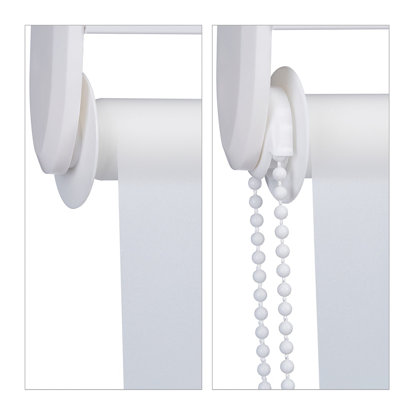 Water-Repellent Bathroom Roller Blind, Ceiling or Window Mount