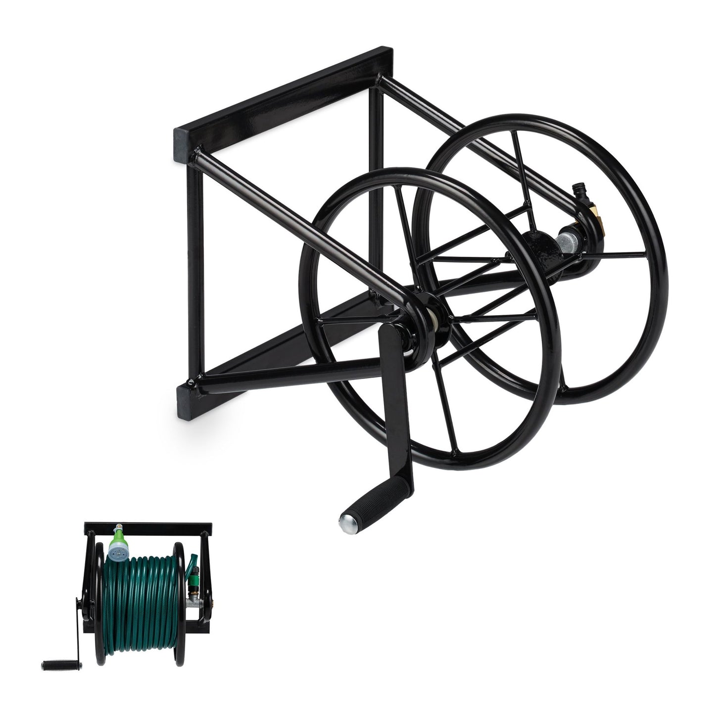 Water hose reel, for wall