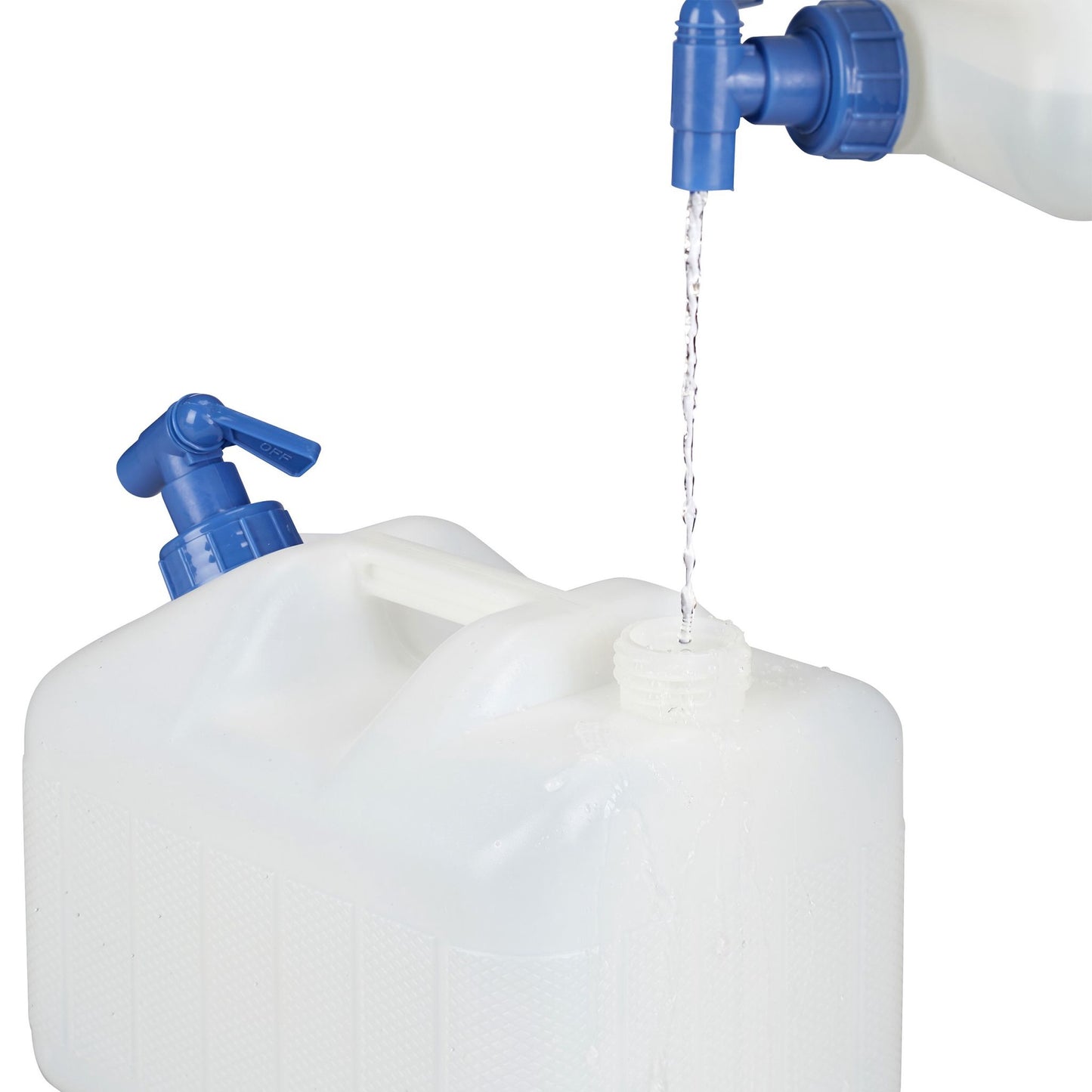 Water jug with faucet