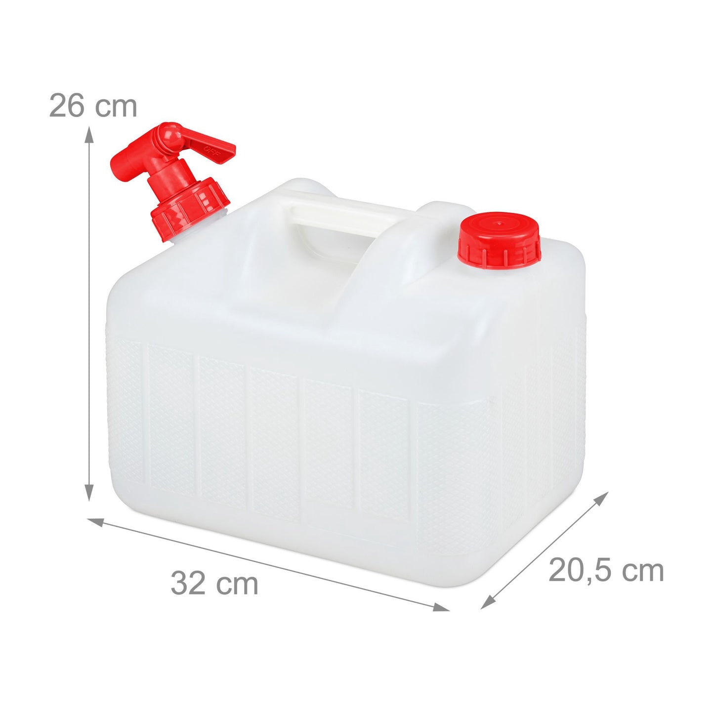 Water jug with tap