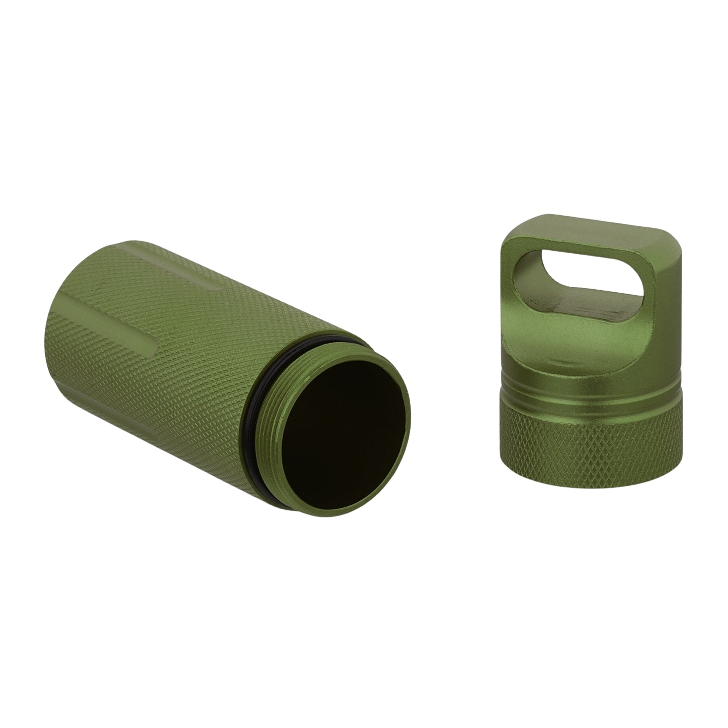 Waterproof Aluminium Keychain Capsules, Set of 3