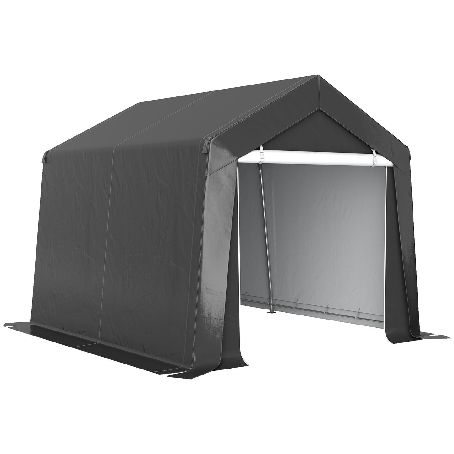 Waterproof Carport Tent 3x3 m with Roll-Up Door, Ventilation