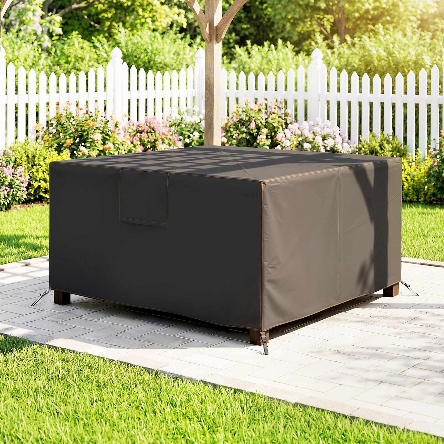 Waterproof Garden Furniture Cover, 420D Oxford, 125x125x74cm