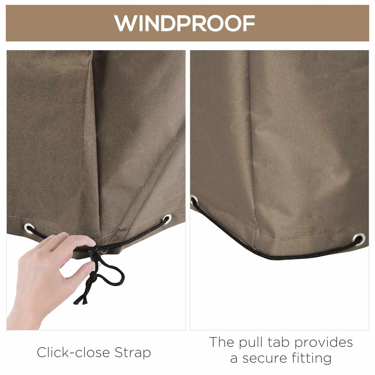 Waterproof Outdoor Furniture Cover, Oxford, 275x205x90 cm