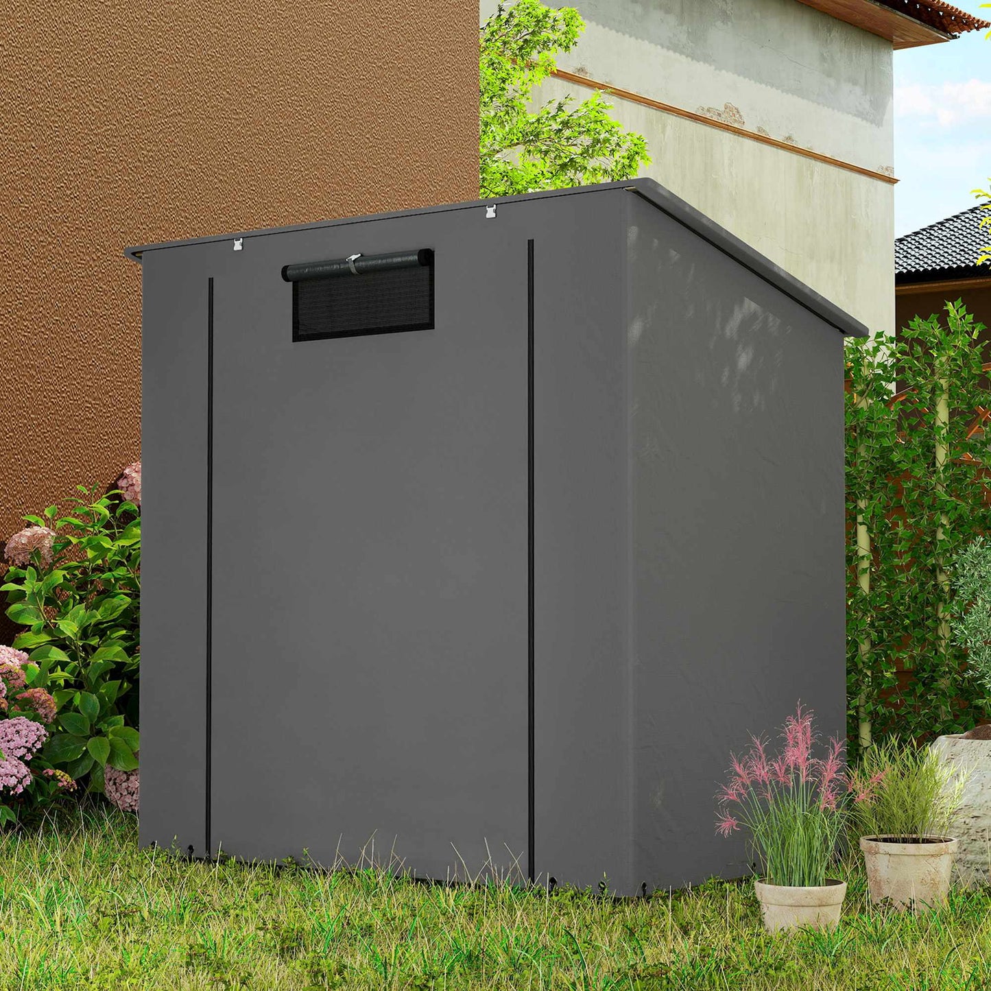 Waterproof Storage Tent 1.9x1.2m with Roll-Up Door