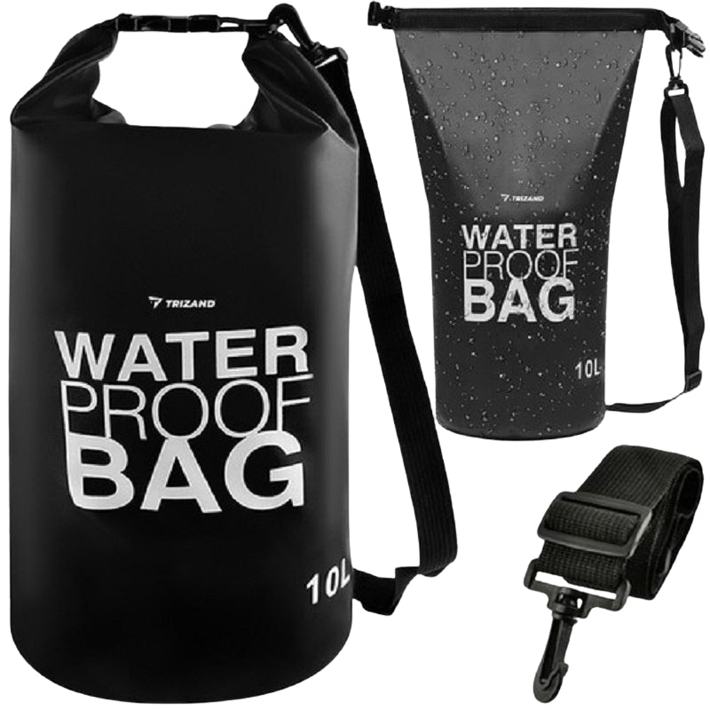 Waterproof bag 10L black 23565