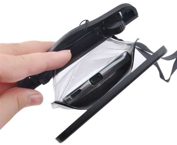 Waterproof phone case - black