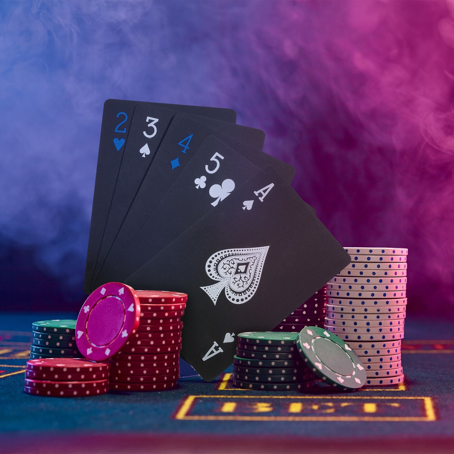Waterproof poker cards 2 sets