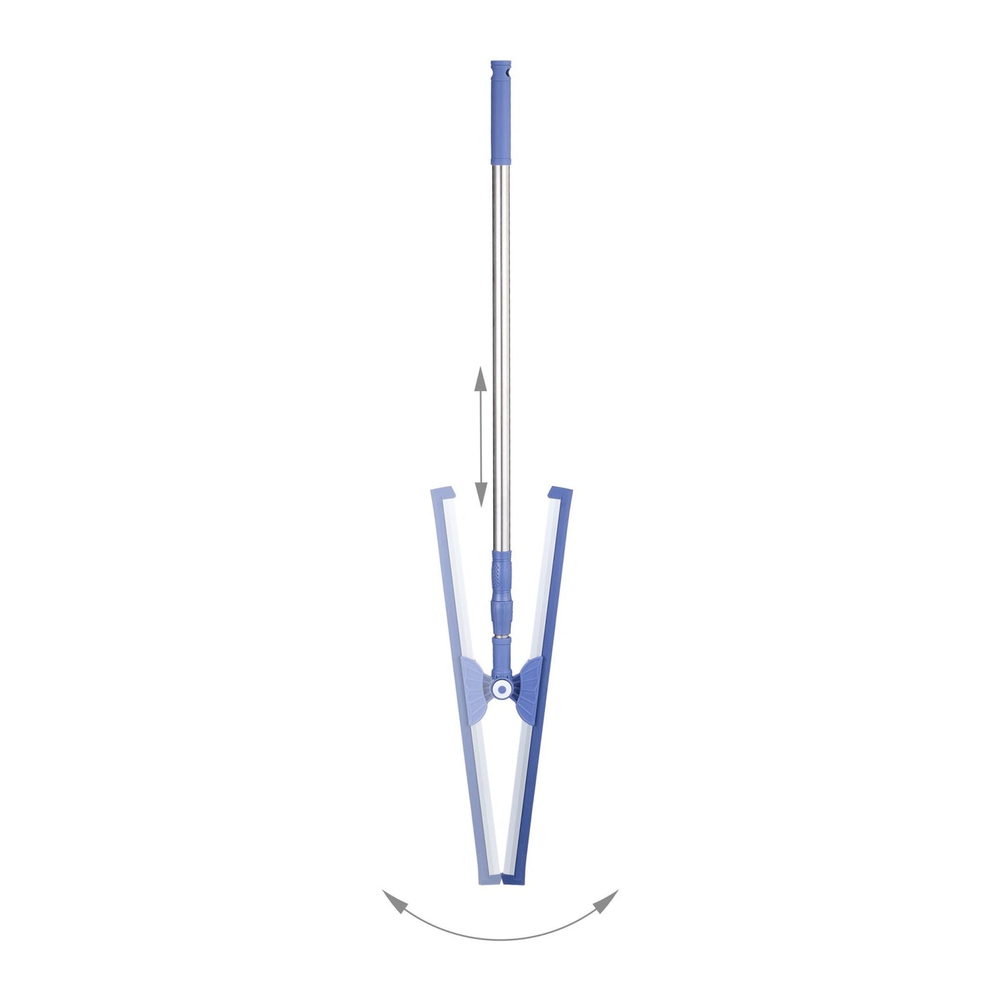 Water scraper with telescopic handle
