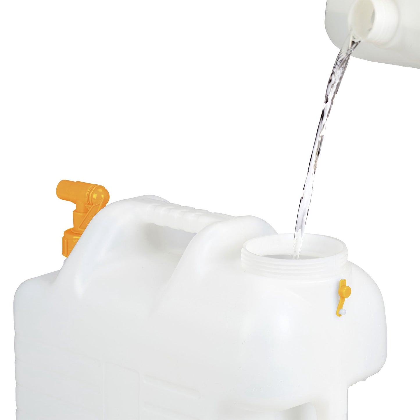 Water tank with faucet