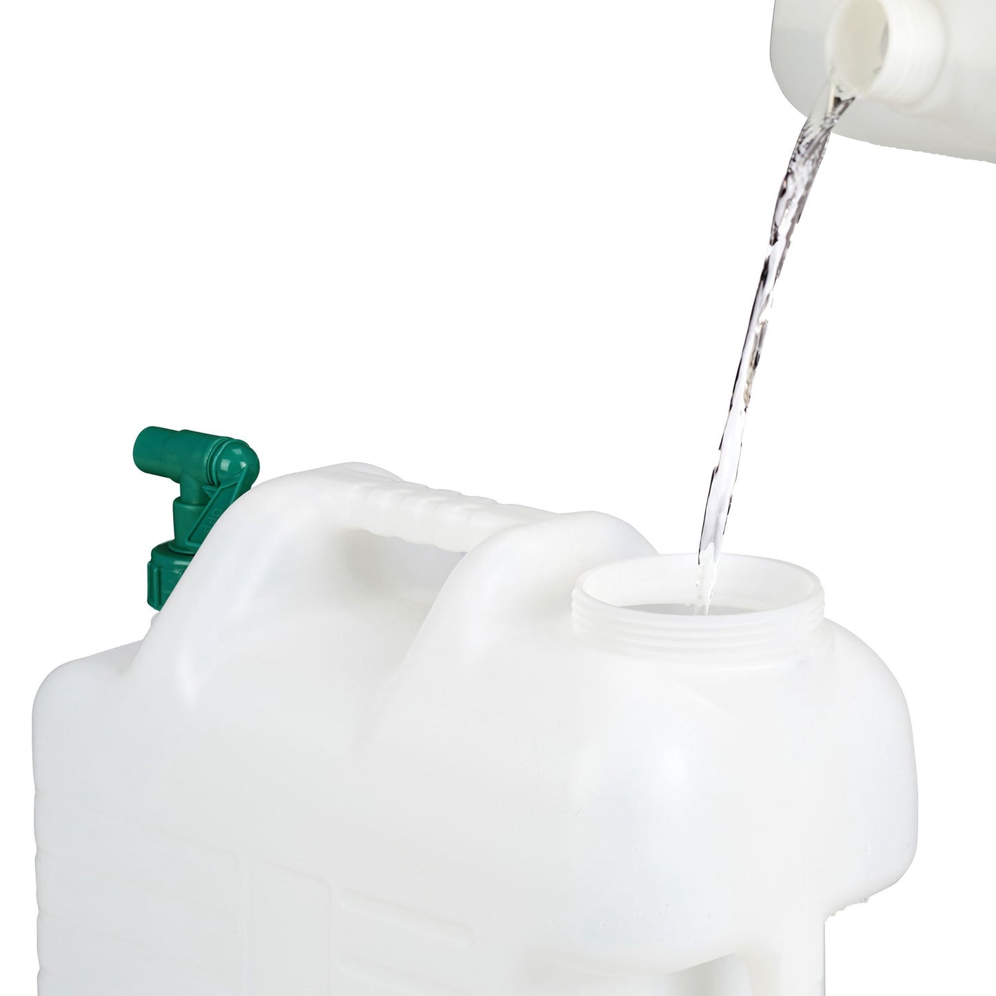 Water tank with faucet