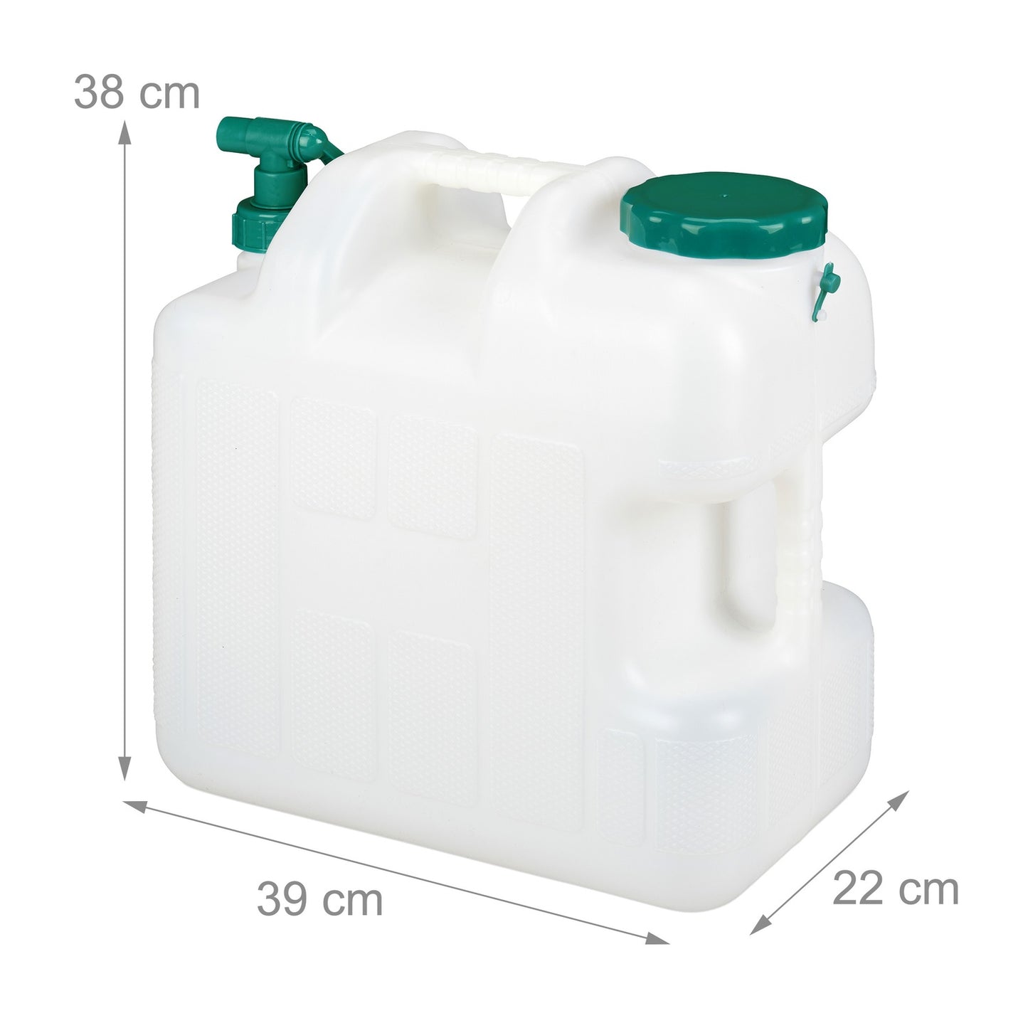 Water tank with faucet