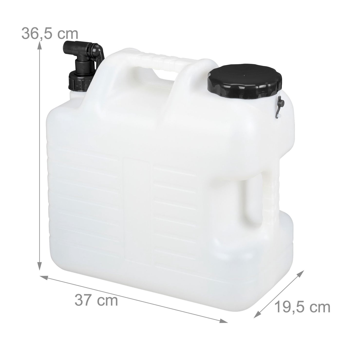 Water tank with faucet