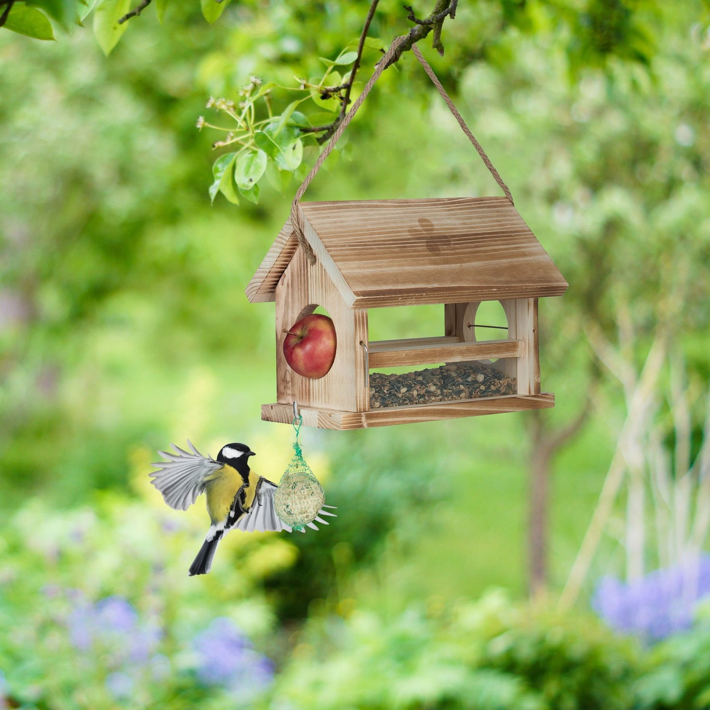 Weatherproof bird feeder
