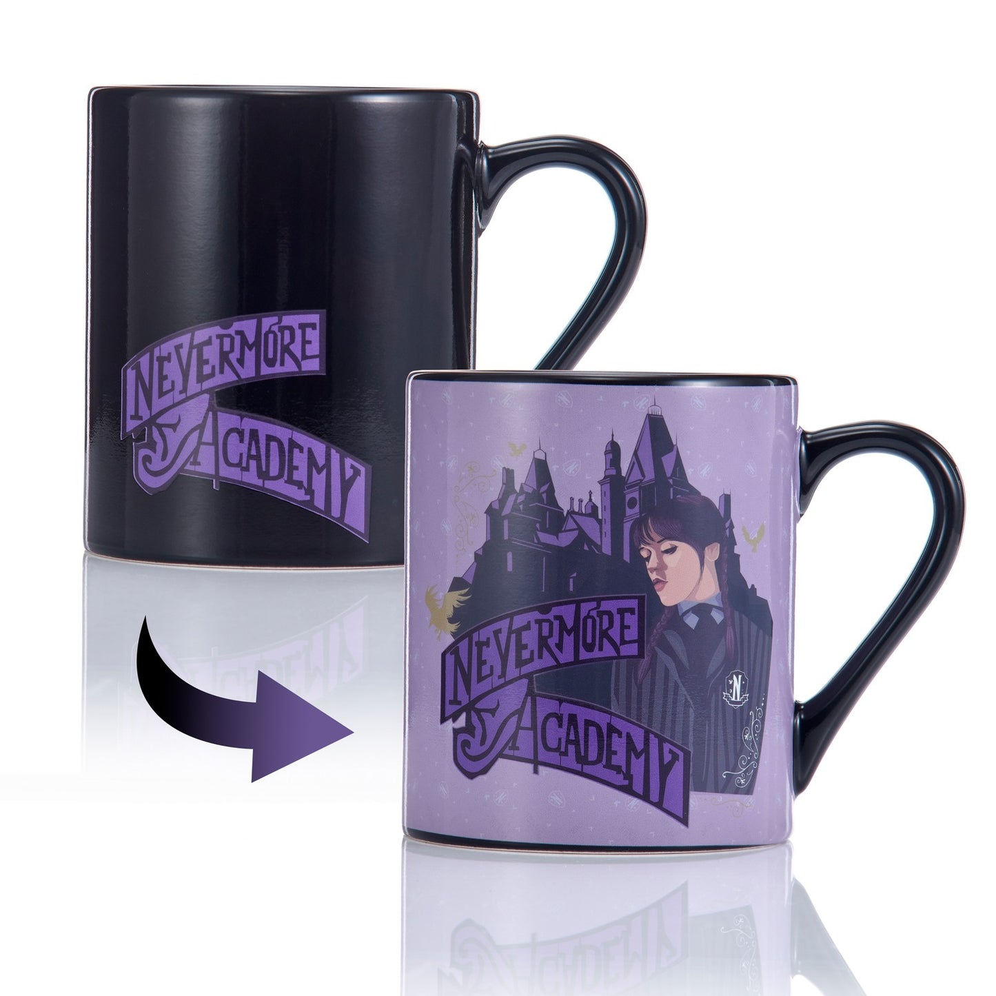 Wednesday Giftable Heat Reveal Mug - Wednesday And Thing