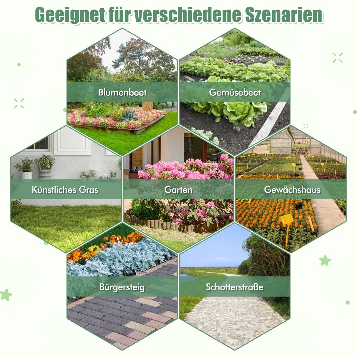 Weed control fleece 50m² garden fleece against weeds weed film PP black 25 x 2m-100 g/m²