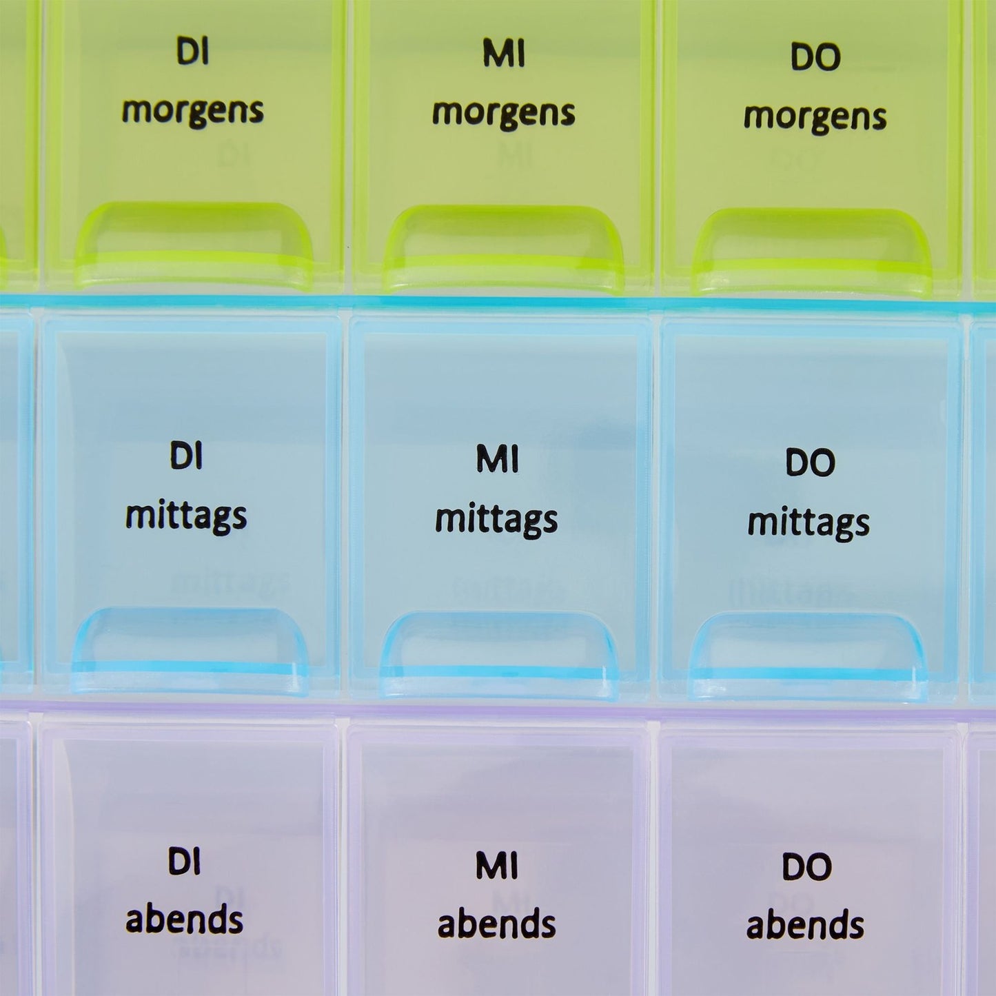Weekly Pill Box, 7-Day Organizer with 3 Compartments
