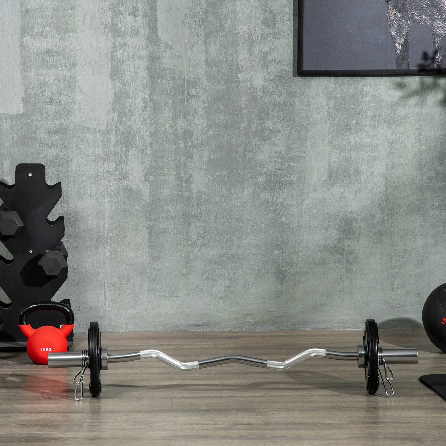 10 kg rubber olympic weight plates set, floor friendly