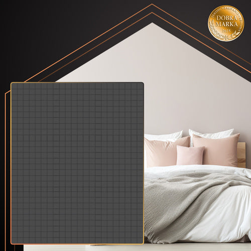Weighted Blanket 200x220cm, 10kg, Grey, Double-Sided
