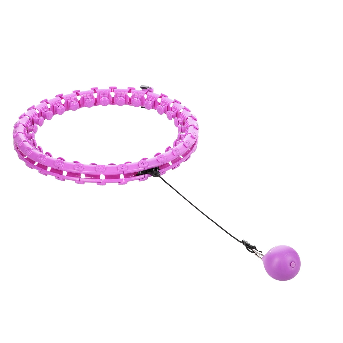 Weighted Hula Hoop, Violet, Plus Size, Waist Support