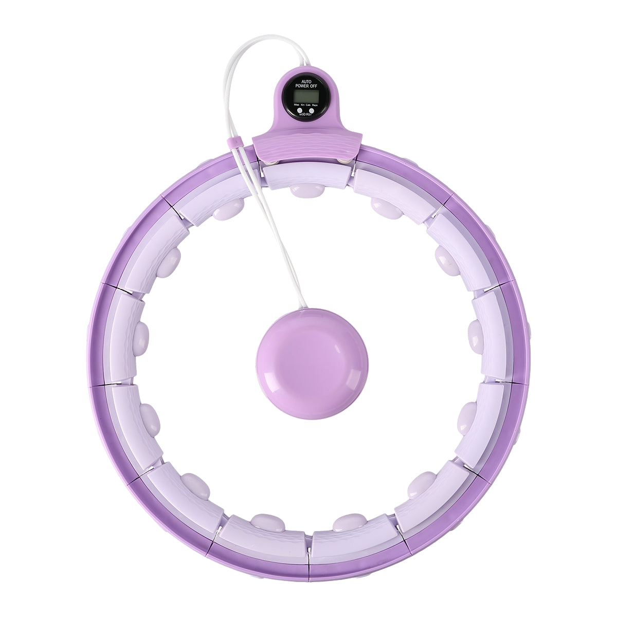 Weighted Hula Hoop with Counter, Violet