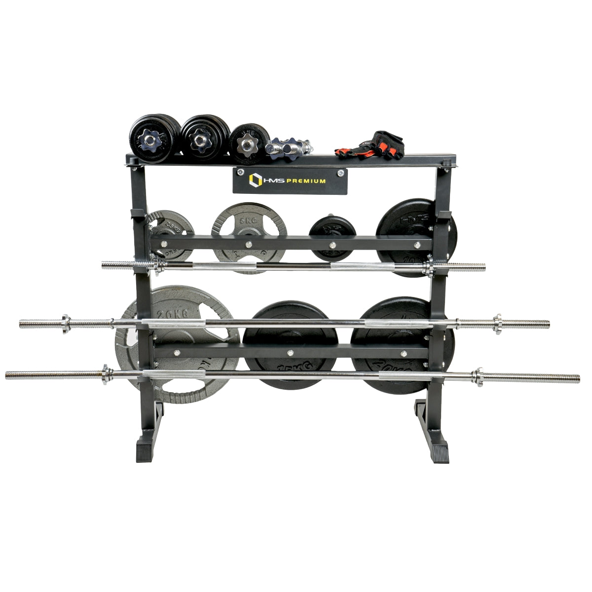 Weights Rack for Barbells & Dumbbells, Steel Storage