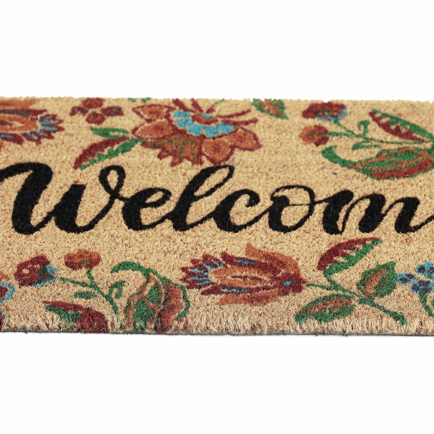 Welcome coconut door mat