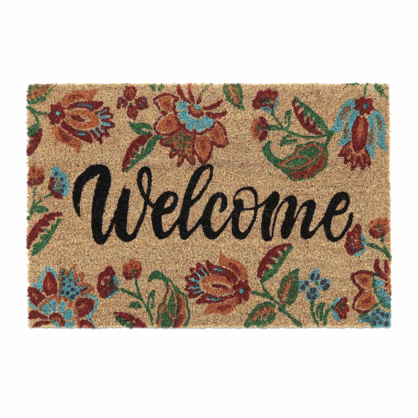 Welcome coconut door mat