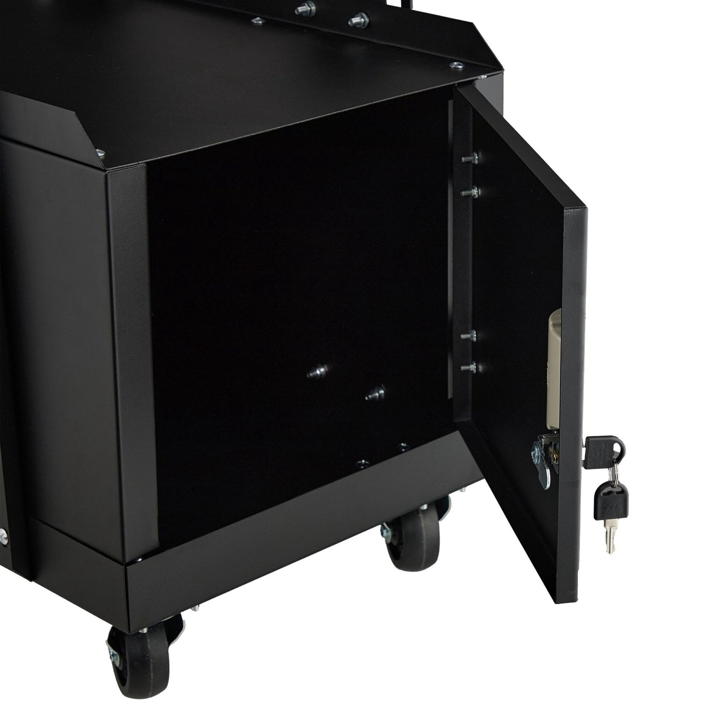 Welding trolley with cabinet